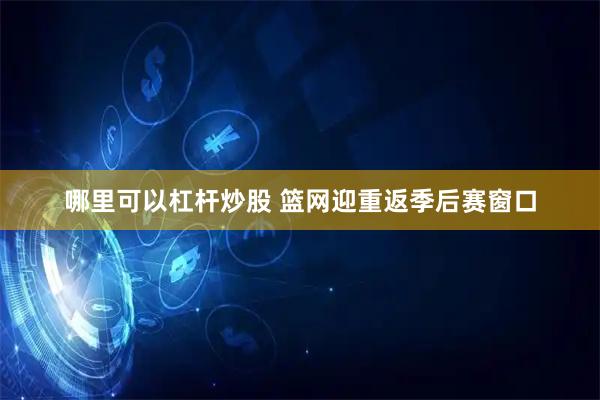 哪里可以杠杆炒股 篮网迎重返季后赛窗口
